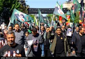 مراسم عزاداری چهلمین روز شهادت رهبر انقلاب در تهران - 1