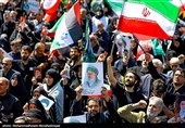 مراسم عزاداری چهلمین روز شهادت رهبر انقلاب در تهران - 1