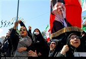 مراسم عزاداری چهلمین روز شهادت رهبر انقلاب در تهران - 1