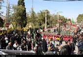 مراسم عزاداری چهلمین روز شهادت رهبر انقلاب در کرمان