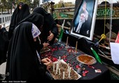 مراسم عزاداری چهلمین روز شهادت رهبر انقلاب در قزوین