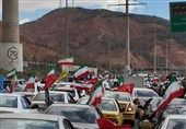 بزرگترین کاروان خودرویی«بعثت مردم» در تبریز