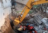 یک فوتی و چهار مصدوم در حادثه ریزش اغذیهفروشی در میناب