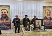 دیدار وزیر علوم با خانواده شهیدان لاریجانی، خطیب و امیر موسوی