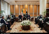 دیدار نخست وزیر پاکستان با محمدباقر قالیباف رئیس مجلس شورای اسلامی