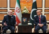دیدار نخست وزیر پاکستان با محمدباقر قالیباف رئیس مجلس شورای اسلامی