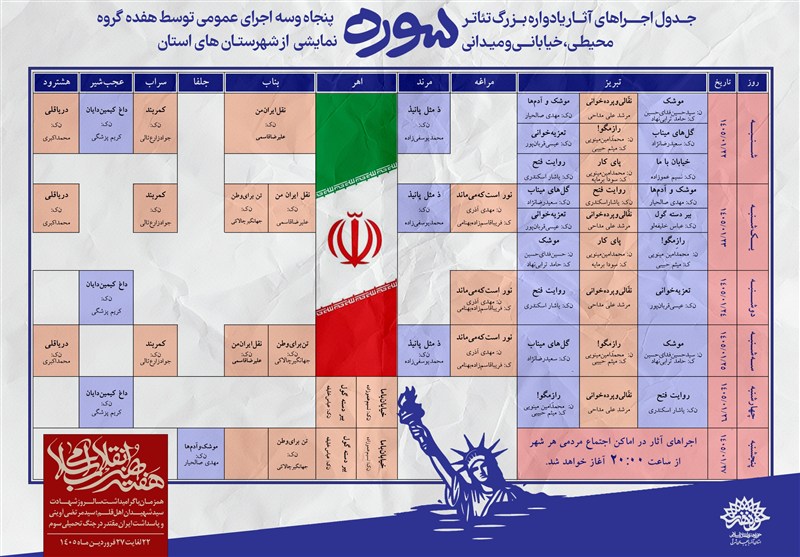 هفته هنر انقلاب اسلامی , آذربایجان شرقی , اخبار استان آذربایجان شرقی , اخبار تبریز , 