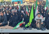 حماسه عزاداران دهدشت در سوگ امام ششم شیعیان