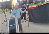 حماسه عزاداران دهدشت در سوگ امام ششم شیعیان
