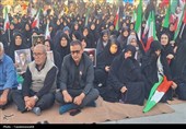 حماسه عزاداران دهدشت در سوگ امام ششم شیعیان