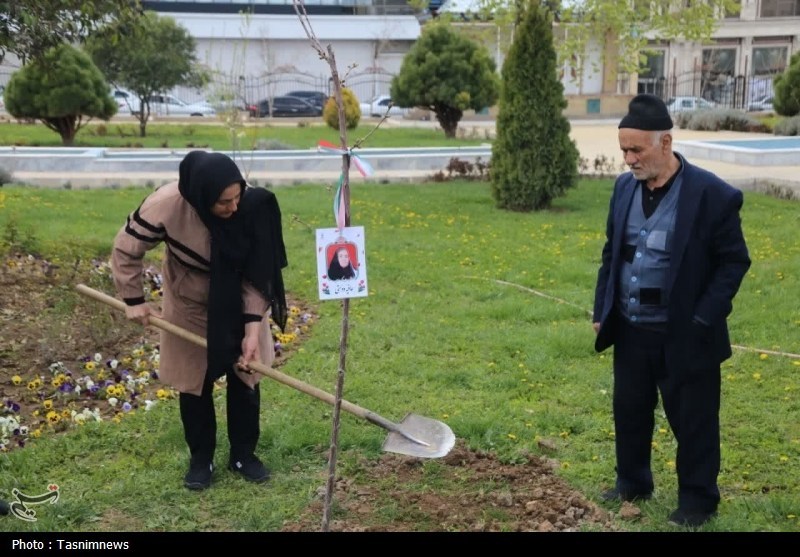 سبزترین ادای احترام به شهدا در صنوگان