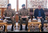 دیدار فرمانده ارتش پاکستان با محمدباقر قالیباف