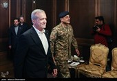 دیدار فرمانده ارتش پاکستان با رئیس جمهور