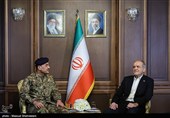دیدار فرمانده ارتش پاکستان با رئیس جمهور