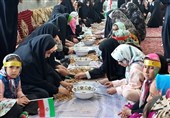 همت اهالی روستایی در مراغه در پشتیبانی از رزمندگان اسلام