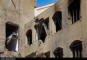 بازدید از پلاک های آسیب دیده منطقه 11 تهران در جنگ رمضان