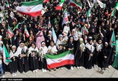 گلباران حرم مطهر رضوی در سالروز ولادت حضرت معصومه (س)
