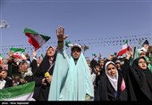 گلباران حرم مطهر رضوی در سالروز ولادت حضرت معصومه (س)