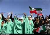 گلباران حرم مطهر رضوی در سالروز ولادت حضرت معصومه (س)