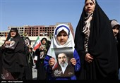 گلباران حرم مطهر رضوی در سالروز ولادت حضرت معصومه (س)