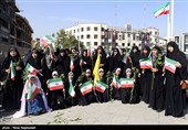 گلباران حرم مطهر رضوی در سالروز ولادت حضرت معصومه (س)