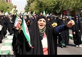 گلباران حرم مطهر رضوی در سالروز ولادت حضرت معصومه (س)