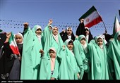 گلباران حرم مطهر رضوی در سالروز ولادت حضرت معصومه (س)