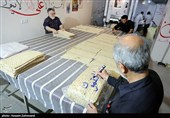 پخت 21 هزار قرص نان صلواتی برای رزمندگان
