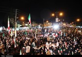 سیل جمعیت در قلب یاسوج