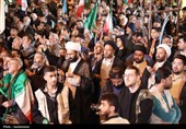 سیل جمعیت در قلب یاسوج