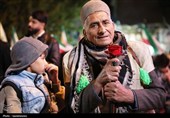 سیل جمعیت در قلب یاسوج