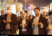 سیل جمعیت در قلب یاسوج