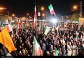 سیل جمعیت در قلب یاسوج