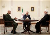 صفعة مشترکة.. رؤساء السلطات الإیرانیة الثلاث یردون بموقف موحد على ترامب السفیه