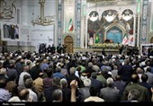 بزرگداشت چهلم شهیدان لاریجانی در قم