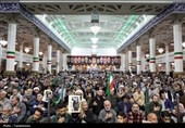 مراسم چهلم شهادت علی لاریجانی در حرم حضرت فاطمه معصومه(س)