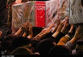 آئین وداع با پیکر مطهر 14 شهید تخریب چی - زنجان