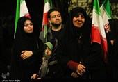 آئین وداع با پیکر مطهر 14 شهید تخریب چی - زنجان