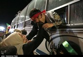 کاروان نمادین اعزام به جبهه در همدان