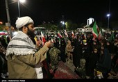 کاروان نمادین اعزام به جبهه در همدان
