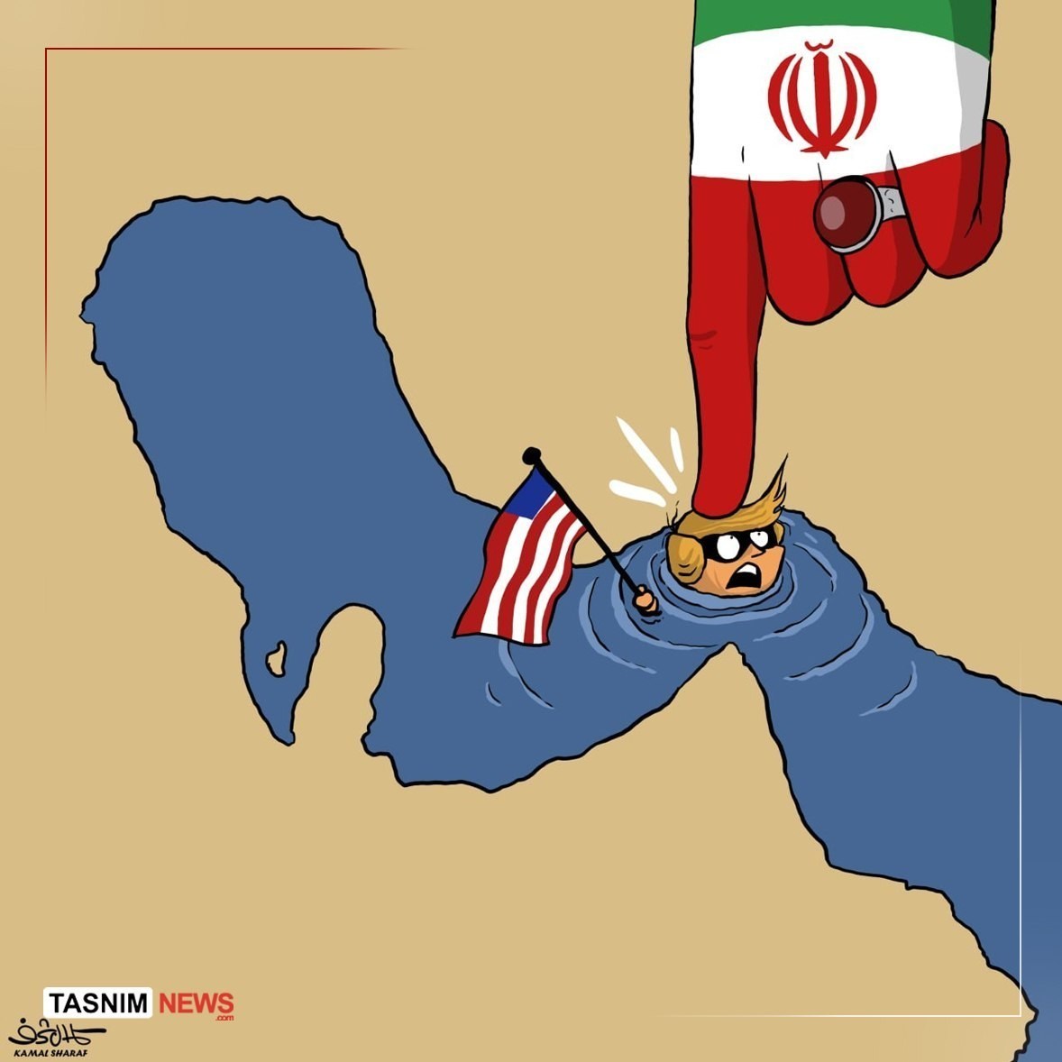 دونالد ترامپ , خلیج فارس , تنگه هرمز ,