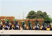 آیین بهره‌برداری از ماشین‌آلات تخصصی خدمات شهری  - مشهد