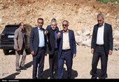 بازدید مسئولان از پروژه انتقال آب سد تنگ‌سرخ