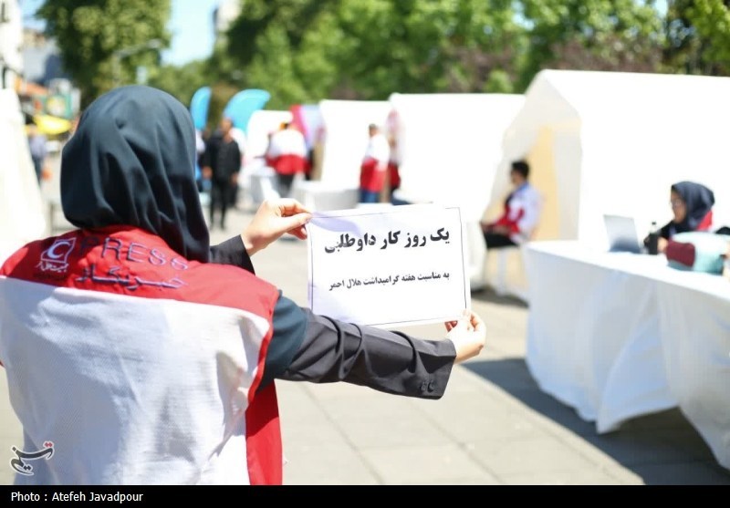 استقبال بی‌نظیر از خدمات رایگان هلال احمر در رشت