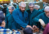 حضور اعضای تیم ملی کشتی آزاد در حرم مطهر رضوی
