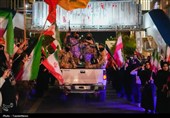 رژه اقتدار تکاوران فاتحین لشکر 31 عاشورا در میدان ساعت شهر تبریز.