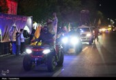 رژه اقتدار تکاوران فاتحین لشکر 31 عاشورا در میدان ساعت شهر تبریز.
