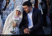 مراسم ازدواج زوج‌های جان‌فدا