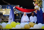 مراسم ازدواج زوج‌های جان‌فدا