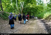 همایش ورزش در آبادی  در روستای زوارم شیروان